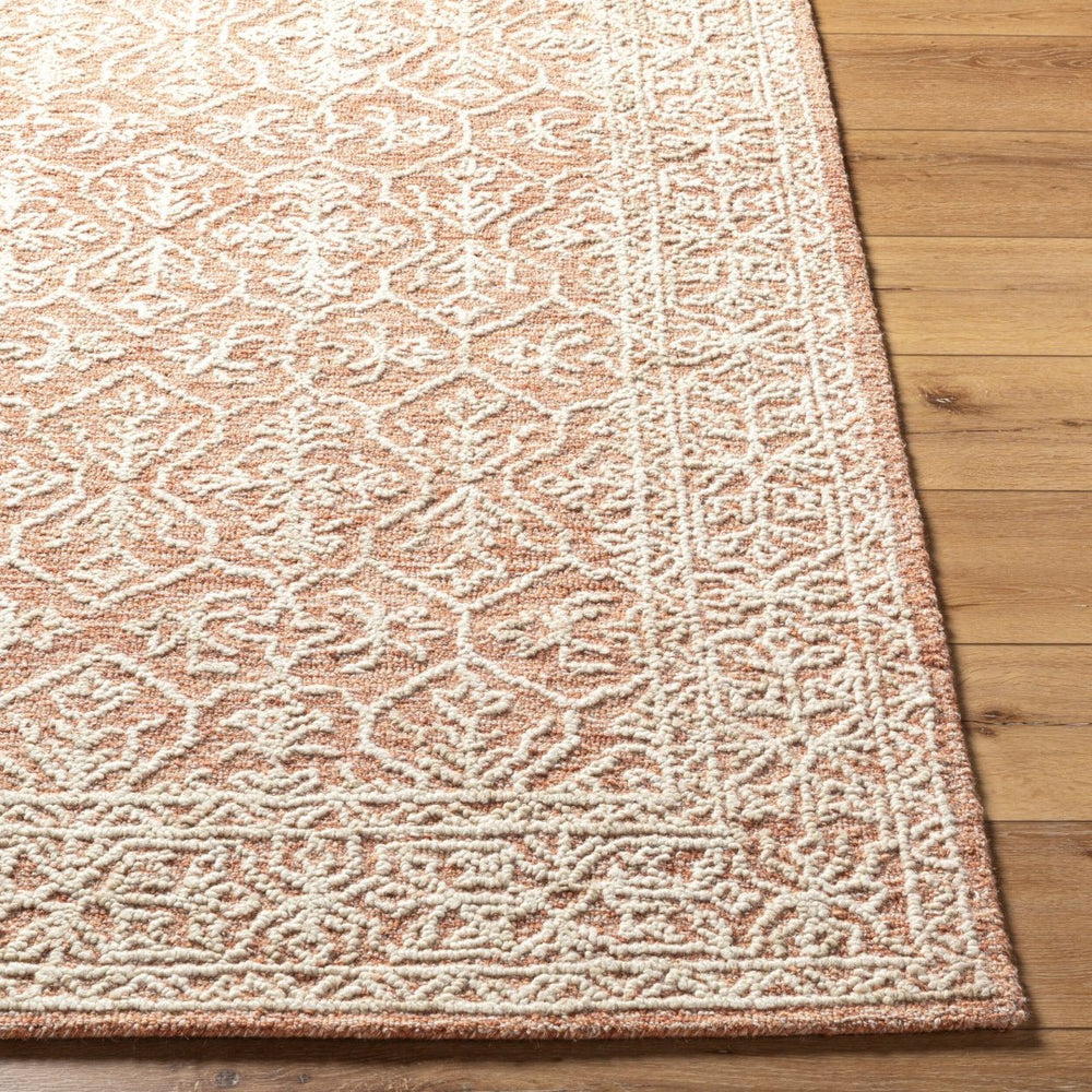 Livabliss Sicily Hand Tufted Wool Accent Rug Artisan Crafted for Foyer Bedside or Reading Nook Terracotta, Ivo 9' x 12' SCY2300-912