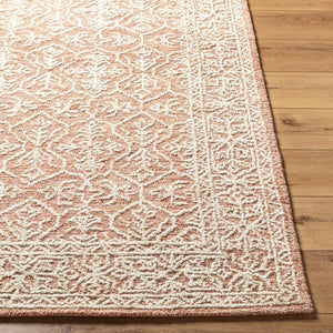 Livabliss Sicily Hand Tufted Wool Accent Rug Artisan Crafted for Foyer Bedside or Reading Nook Terracotta, Ivo 9' x 12' SCY2300-912