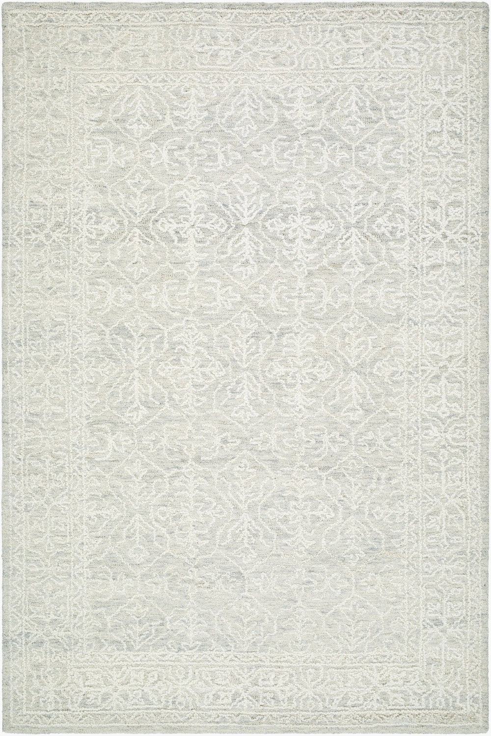 Livabliss Sicily Hand-tufted Wool Accent Rug Artisan Crafted for Entryways and Bedside Areas Seafoam, White 8' x 10' SCY2301-810