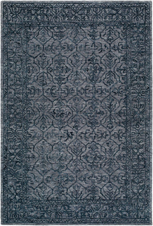 Livabliss Sicily Collection Hand Tufted Wool Accent Rug Artisan Crafted for Entryways and Bedside Charcoal, Deep 8' x 10' SCY2302-810