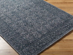 Livabliss Sicily Collection Hand Tufted Wool Accent Rug Artisan Crafted for Entryways and Bedside Charcoal, Deep 8' x 10' SCY2302-810