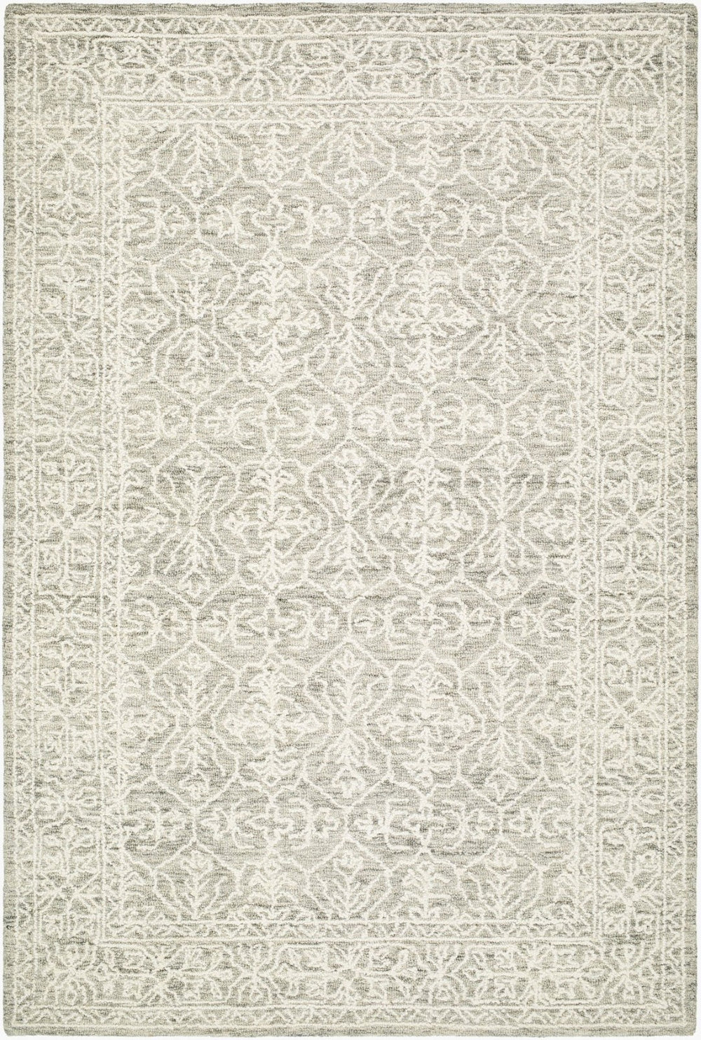 Livabliss Sicily Hand-tufted Wool Accent Rug Artisan Crafted for Entryways and Cozy Bedroom Floors White, Medium G 9' x 12' SCY2303-912