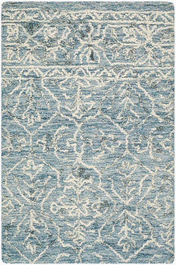 Livabliss Sicily Hand-tufted Wool Accent Rug Artisan Texture for Entryways and Bedroom Spaces Ice Blue, Light 2' x 3' SCY2305-23