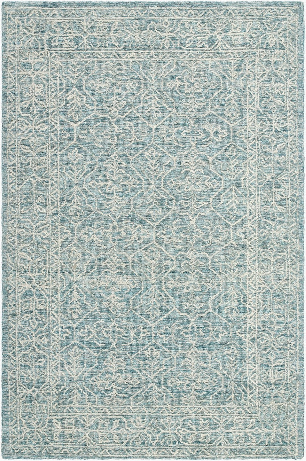 Livabliss Sicily Hand-tufted Wool Accent Rug Artisan Texture for Entryways and Bedroom Spaces Ice Blue, Light 8' x 10' SCY2305-810