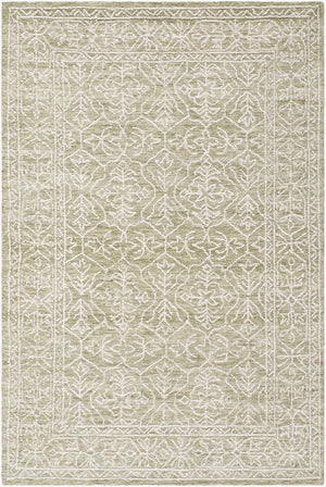 Livabliss Sicily Collection Hand Tufted Wool Rug Artisan Texture for Entryways and Bedrooms Sage, Ivory 9' x 12' SCY2306-912