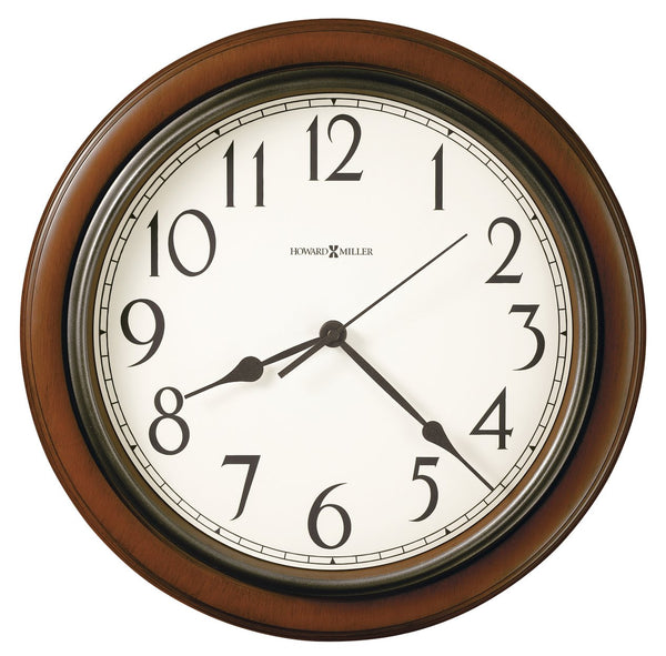 Hekman Furniture 625418 Kalvin Wall Clock - Elegant Cherry Finish, Quiet Quartz Movement, Perfect For Any Room Decor  Kalvin Wall Clock 625418