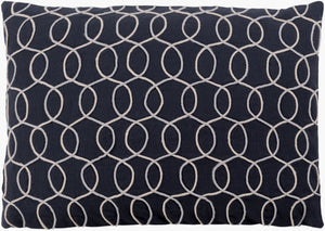 Surya Solid Bold Ii 13"L X 19"W Lumbar Pillow - Durable Cotton Design To Elevate Your Modern Decor Style Ivory Cotton,Cotton Sdb005-1319p