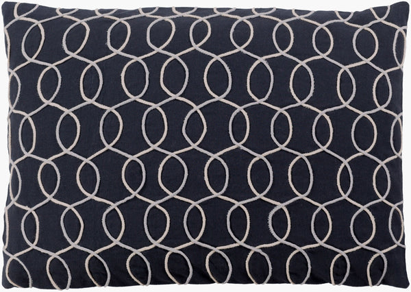 Surya Solid Bold Ii 13"L X 19"W Lumbar Pillow - Durable Cotton Design To Elevate Your Modern Decor Style Ivory Cotton,Cotton Sdb005-1319p