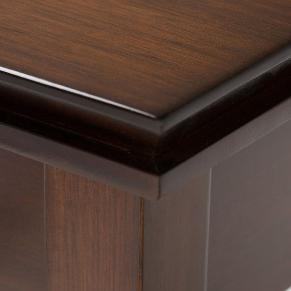 English Elm Artisan Coffee Table In Russet Brown - Handcrafted Elegance With Storage For Stylish Living Spaces B136P159463