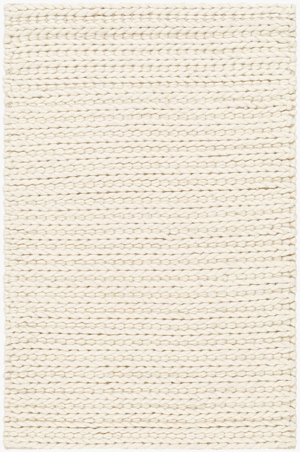 Livabliss Sundance Hand Woven Geometric Area Rug Wool Blend for Living Room or Bedroom Ivory 2'6" x 8' SDC2302-268