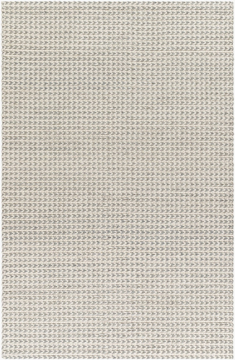 Livabliss Sundance Handwoven Geometric Area Rug Wool Blend Earthy Tones for Large Living Spaces Ivory, Dove Gra 9' x 12' SDC2304-912