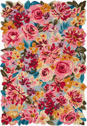 Surya Shindig Collection Sdg-2300 Handmade 2' X 3' Luxurious Viscose & Wool Rug For Elegant Home Decor Rose Wool,Viscose Sdg2300-23