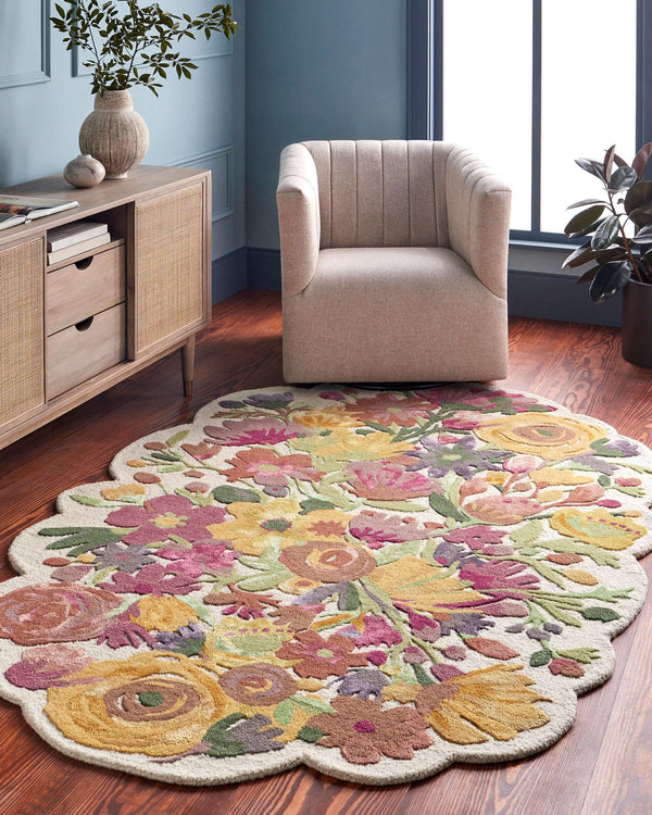 Surya Shindig Collection Sdg-2300 Handmade 2' X 3' Luxurious Viscose & Wool Rug For Elegant Home Decor Buttercup Yellow Wool,Viscose Sdg2302-23