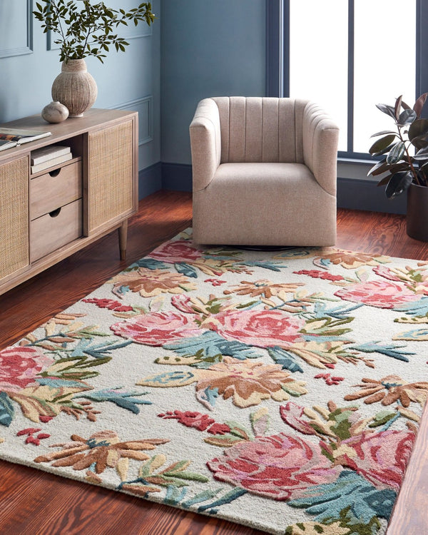 Livabliss Shindig Handtufted Viscose Wool Blend Accent Rug Soft Sheen for Entryway or Bedside SDG2305-23