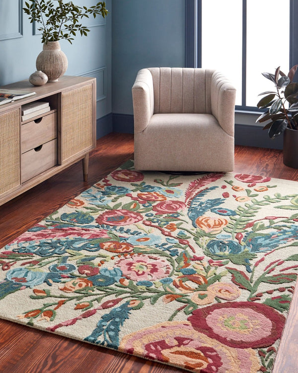 Livabliss Shindig Hand-tufted Wool Viscose Accent Rug Plush Pile for Entryway or Bedroom SDG2307-23