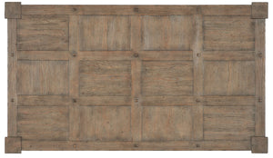 Hooker Furniture Commerce Jack O'bein Cocktail Table — Paned Veneer Top, Twisted Legs, Peg Accents, Medium Pine Finish 7228-80177-85