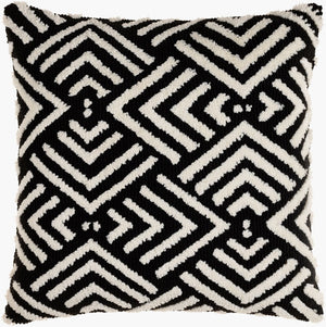 Livabliss Sheldon Moroccan Geometric Throw Pillow Cotton Blend Boho Accent for Sofa or Bed SDO001-2020P