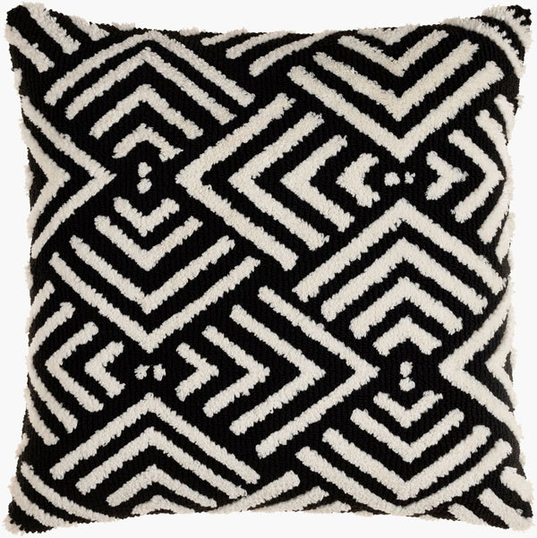 Livabliss Sheldon Moroccan Geometric Throw Pillow Cotton Blend Boho Accent for Sofa or Bed SDO001-2020P