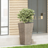 Christopher Knight Home® - Noble House - Beadles Outdoor Cast Stone Planter, Large Brown Wood