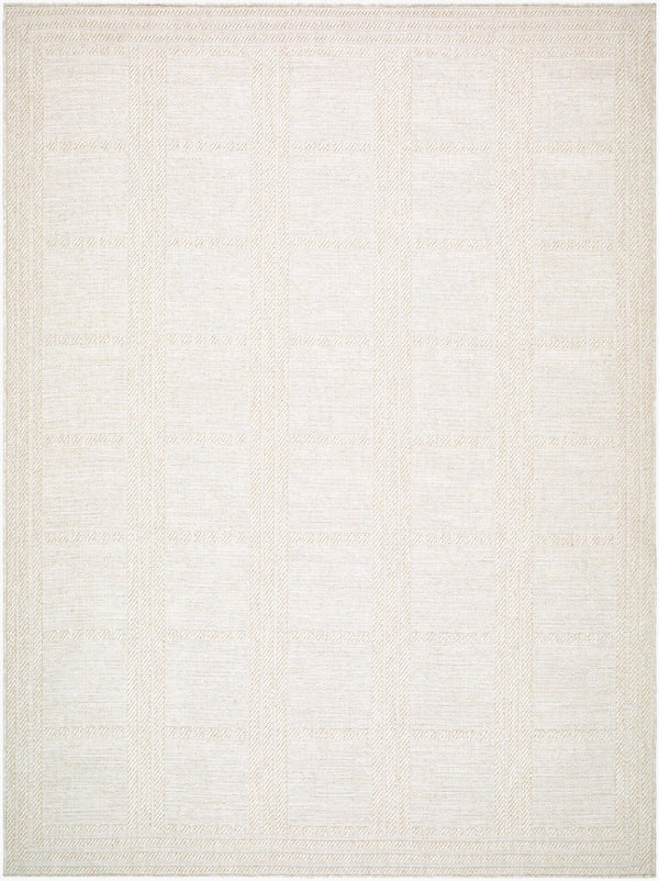 Livabliss Sandra Flatweave Polypropylene Area Rug Machine Woven for High Traffic Entryways Beige, Cream 5'3" x 7' SDR2301-537