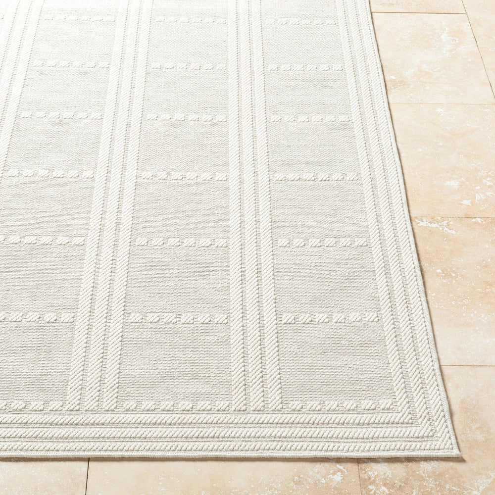 Livabliss Sandra Flatweave Polypropylene Area Rug Machine Woven for High Traffic Entryways Beige, Cream 5'3" x 7' SDR2301-537