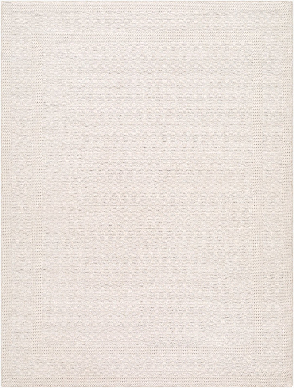 Livabliss Sandra Flatweave Polypropylene Area Rug Woven in Turkey for Indoor Outdoor Living Beige, Cream 5'3" x 7' SDR2302-537
