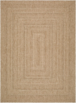 Livabliss Sandra Flatweave Polypropylene Area Rug Turkish Woven for Indoor Outdoor Living Spaces Beige, Mustard 5'3" x 7' SDR2304-537