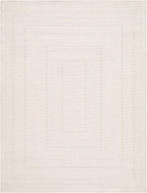Livabliss Sandra Flatweave Polypropylene Area Rug Turkish Machine Woven for High Traffic Rooms Beige, Cream 7'10" x 10' SDR2305-71010