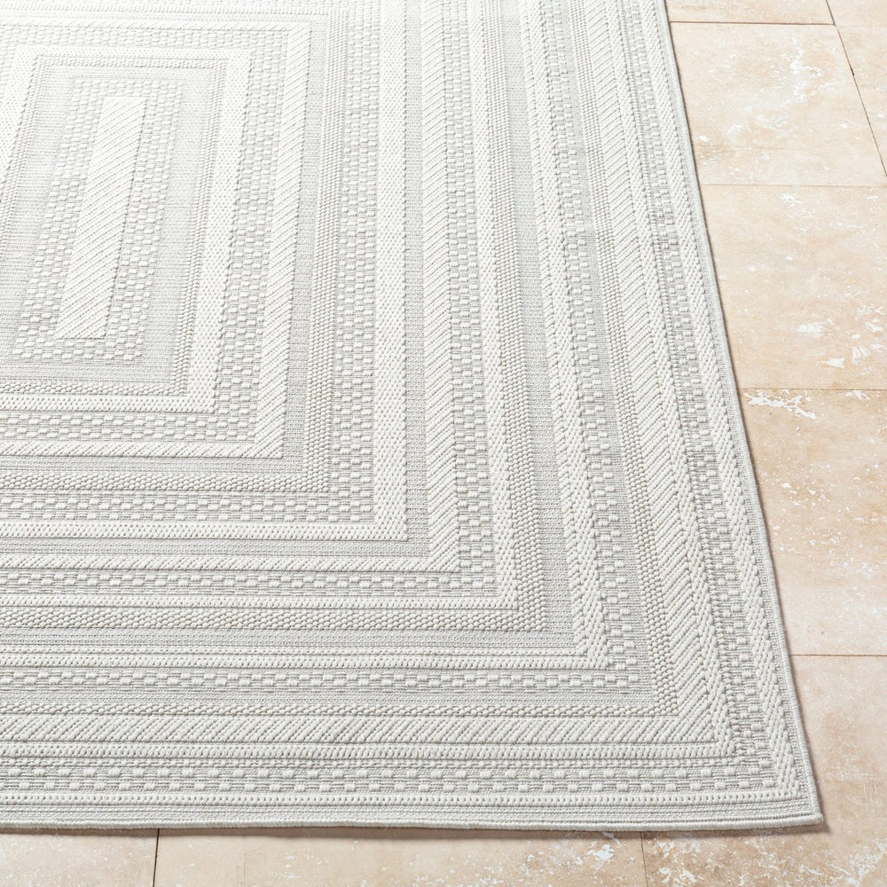 Livabliss Sandra Flatweave Polypropylene Area Rug Turkish Machine Woven for High Traffic Rooms Beige, Cream 7'10" x 10' SDR2305-71010