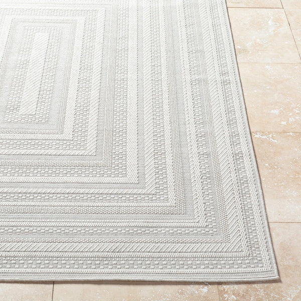 Livabliss Sandra Flatweave Polypropylene Area Rug Turkish Machine Woven for High Traffic Rooms Beige, Cream 7'10" x 10' SDR2305-71010