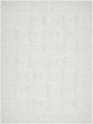 Livabliss Sandra Flatweave Polypropylene Area Rug for High Traffic Indoor Outdoor Spaces Beige, Cream 5'3" x 7' SDR2307-537