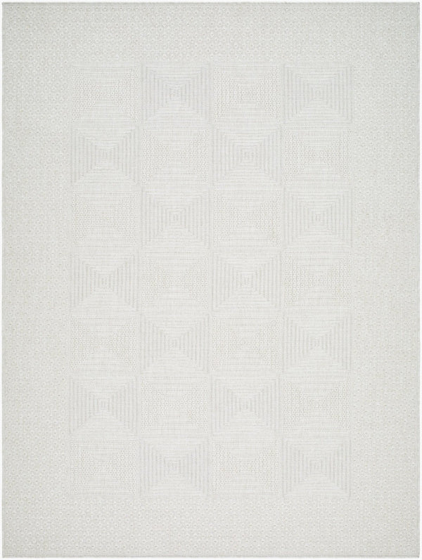 Livabliss Sandra Flatweave Polypropylene Area Rug for High Traffic Indoor Outdoor Spaces Beige, Cream 5'3" x 7' SDR2307-537
