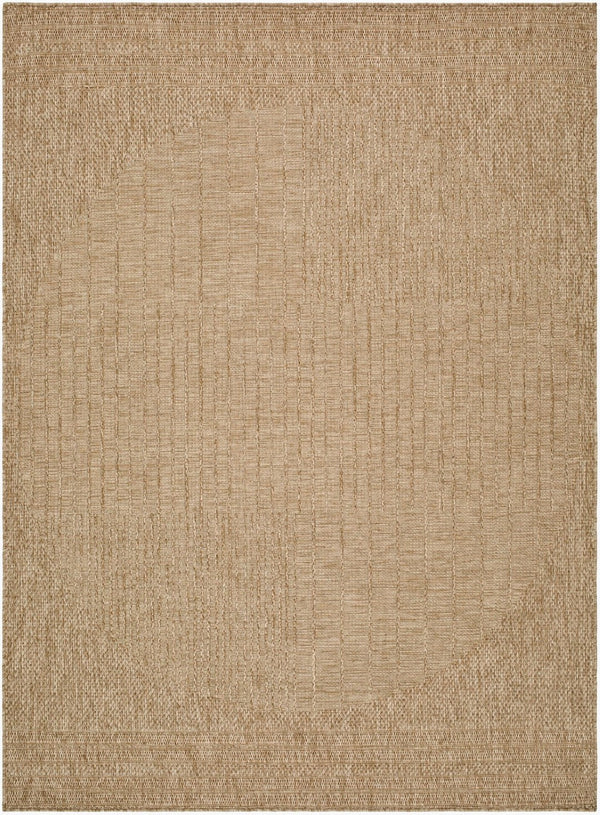Livabliss Sandra Flatweave Polypropylene Area Rug Indoor Outdoor Durable Turkish Woven Floor Accent Beige, Mustard 7'10" x 10' SDR2308-71010