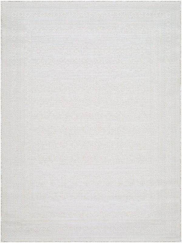 Livabliss Sandra Flatweave Polypropylene Area Rug Turkish Woven Indoor Outdoor Low Profile Beige, Cream 7'10" x 10' SDR2311-71010