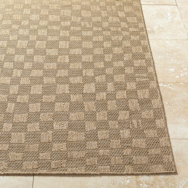 Livabliss Sandra Flatweave Polypropylene Area Rug Turkish Machine Woven Indoor Outdoor Accent Beige, Mustard 5'3" x 7' SDR2315-537