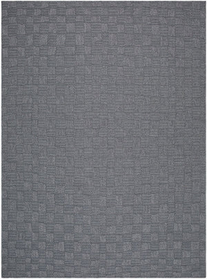 Livabliss Sandra Flatweave Polypropylene Area Rug Turkish Woven for Dining Patio High Traffic Rooms Charcoal, Gray 7'10" x 10' SDR2316-71010