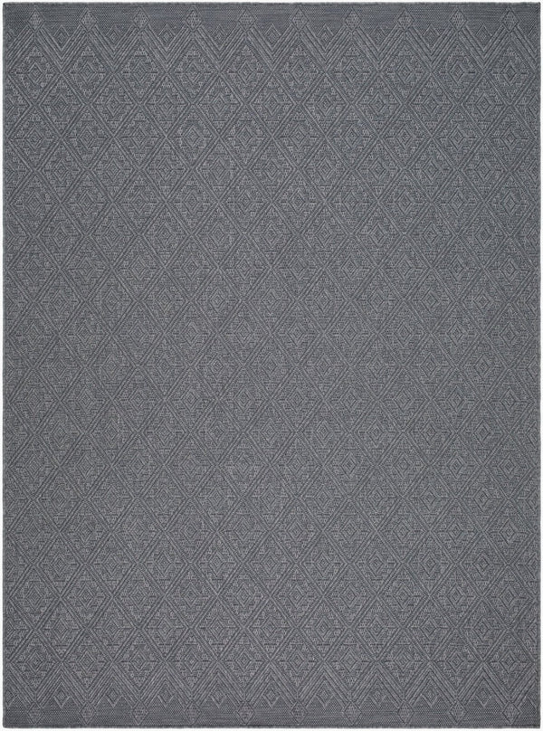 Livabliss Sandra Flatweave Polypropylene Area Rug Turkish Woven Indoor Outdoor Patio Living Room Charcoal, Gray 7'10" x 10' SDR2318-71010