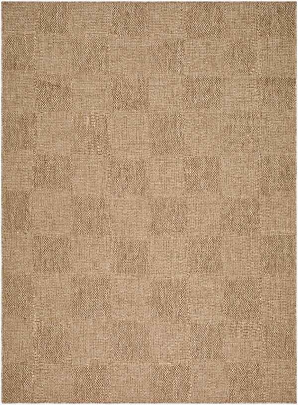 Livabliss Sandra Flatweave Polypropylene Area Rug Turkish Machine Woven for High Traffic Spaces Beige, Mustard 7'10" x 10' SDR2319-71010