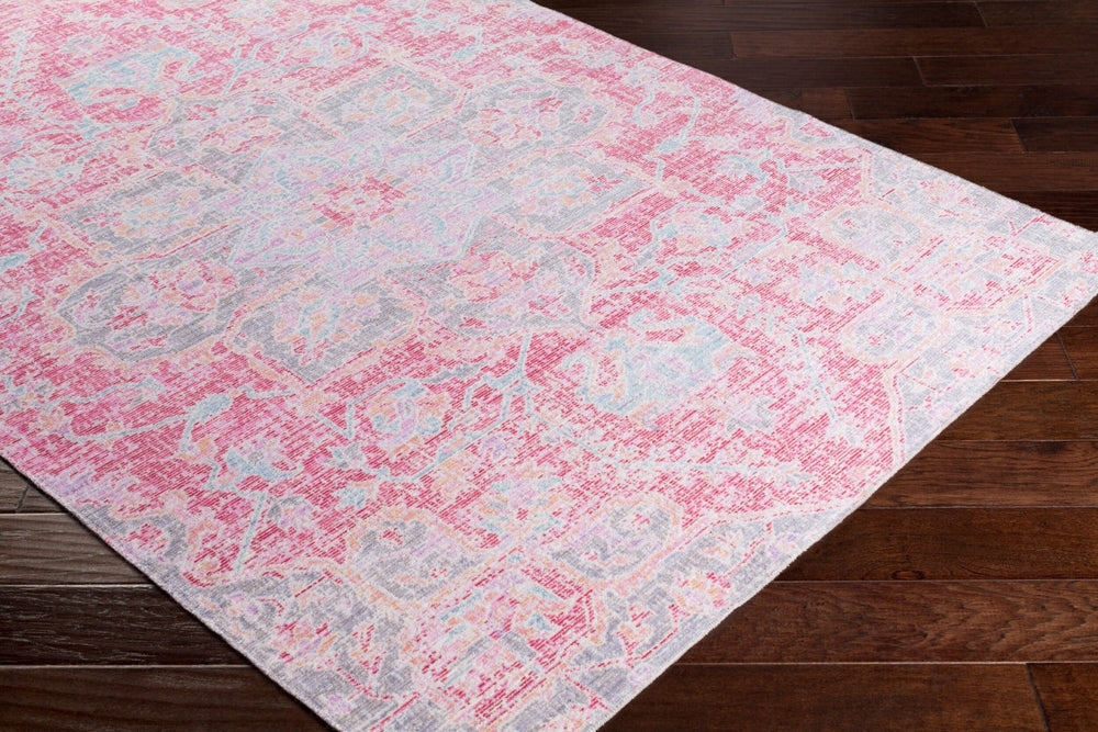 Livabliss Seasoned Treasures Traditional Polyester Accent Rug for Entryways and Bedside Areas Taupe, Lavender 2' x 3' SDT2304-23