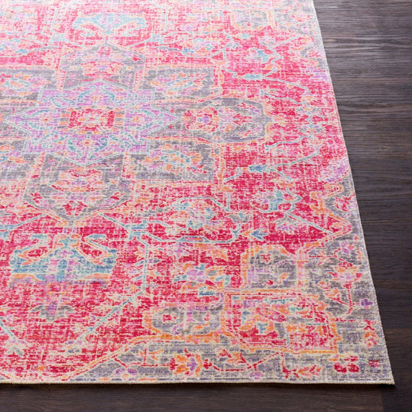 Livabliss Seasoned Treasures Traditional Polyester Accent Rug for Entryways and Bedside Areas Taupe, Lavender 2' x 3' SDT2304-23