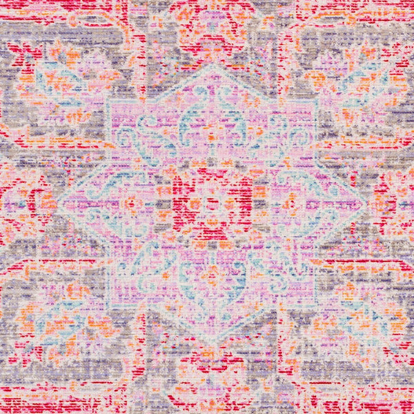 Livabliss Seasoned Treasures Traditional Polyester Accent Rug for Entryways and Bedside Areas Taupe, Lavender 2' x 3' SDT2304-23