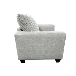 Porter Designs Porter Broadway Microfiber Chair - Luxurious Gray Comfort With Flared Arms For Cozy Relaxation Gray Fabric 01-207-03-6832