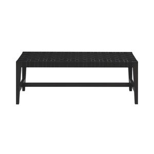 Atlas Causeway Bench - Minimalist Design with Sustainable Craftsmanship for Elegant Living Spaces Ebony SE11010-01