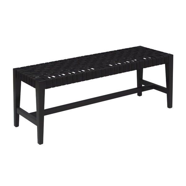 Atlas Causeway Bench - Minimalist Design with Sustainable Craftsmanship for Elegant Living Spaces Ebony SE11010-01