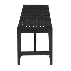 Atlas Causeway Bench - Minimalist Design with Sustainable Craftsmanship for Elegant Living Spaces Ebony SE11010-01
