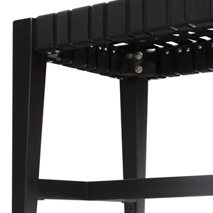Atlas Causeway Bench - Minimalist Design with Sustainable Craftsmanship for Elegant Living Spaces Ebony SE11010-01