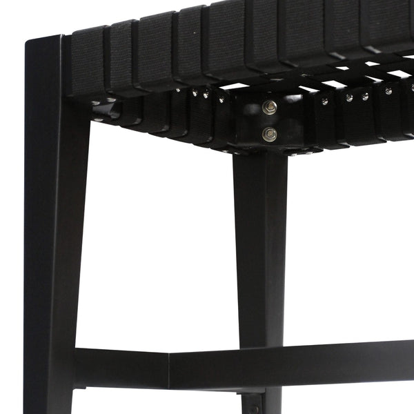 Atlas Causeway Bench - Minimalist Design with Sustainable Craftsmanship for Elegant Living Spaces Ebony SE11010-01