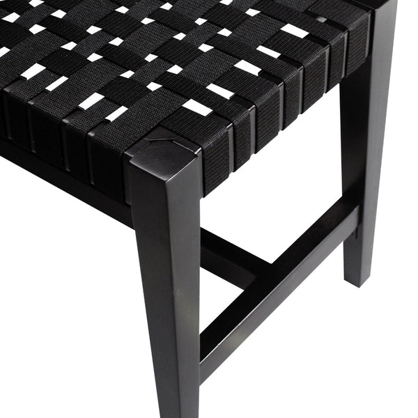 Atlas Causeway Bench - Minimalist Design with Sustainable Craftsmanship for Elegant Living Spaces Ebony SE11010-01