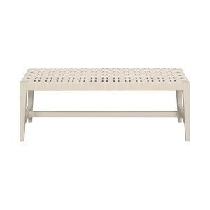 Atlas Causeway Bench - Minimalist Design with Sustainable Craftsmanship for Elegant Living Spaces Off White SE11010-04