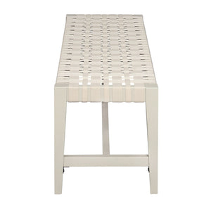 Atlas Causeway Bench - Minimalist Design with Sustainable Craftsmanship for Elegant Living Spaces Off White SE11010-04